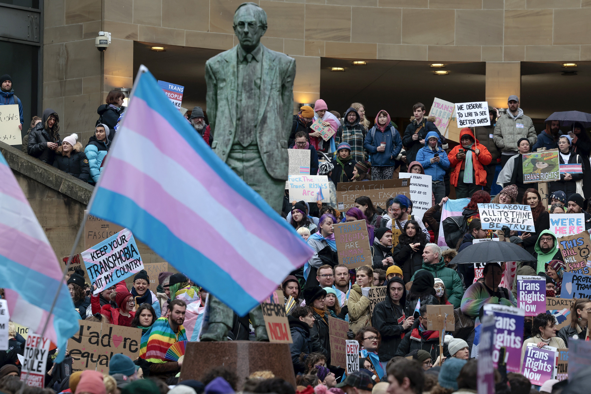 Transgender rights has been a dominant talking point in the UK recently ©Getty Images