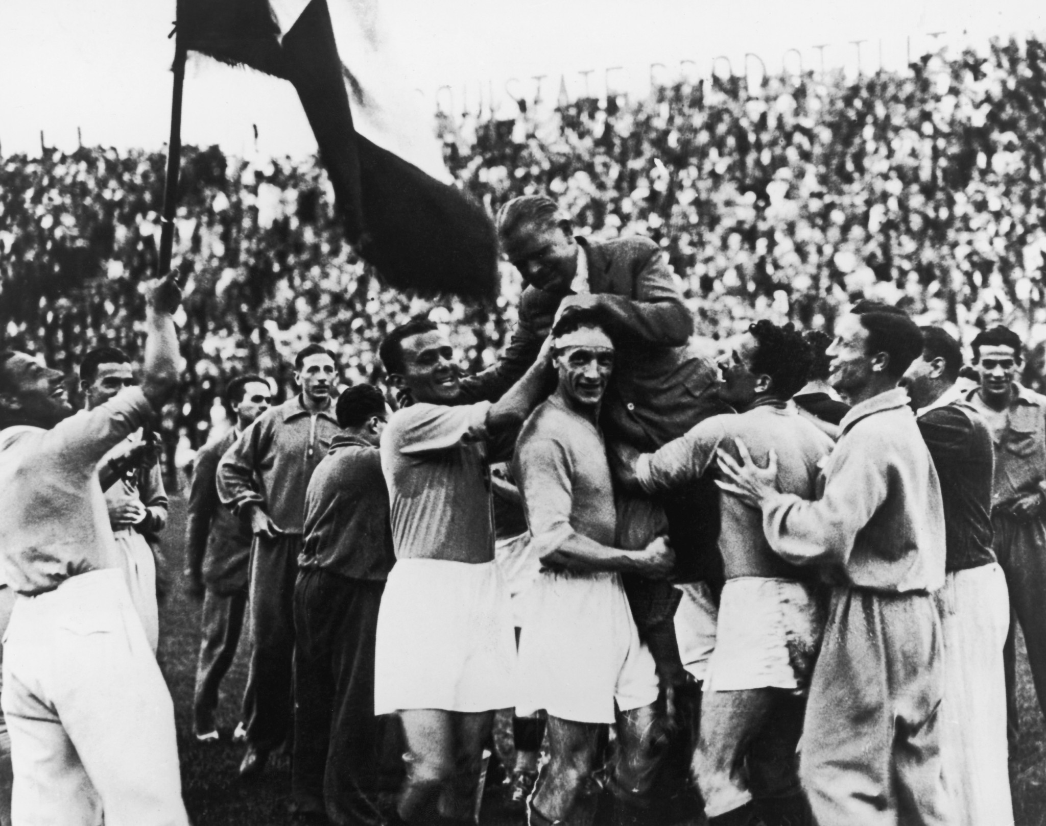Italy won the FIFA World Cup in 1934 under the gaze of Fascist dictator Benito Mussolini ©Getty Images