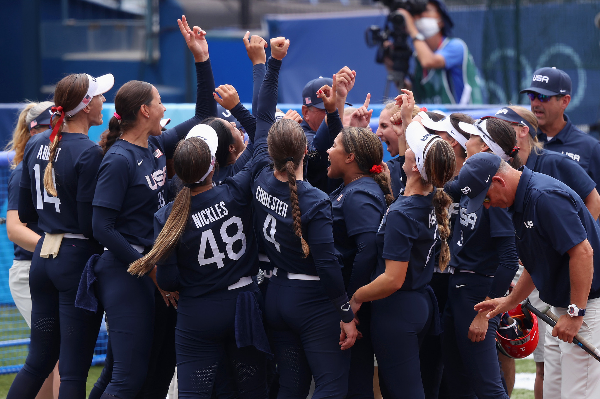 USA Softball, the sport's most successful team, is launching a special logo to mark its 90th anniversary ©Getty Images