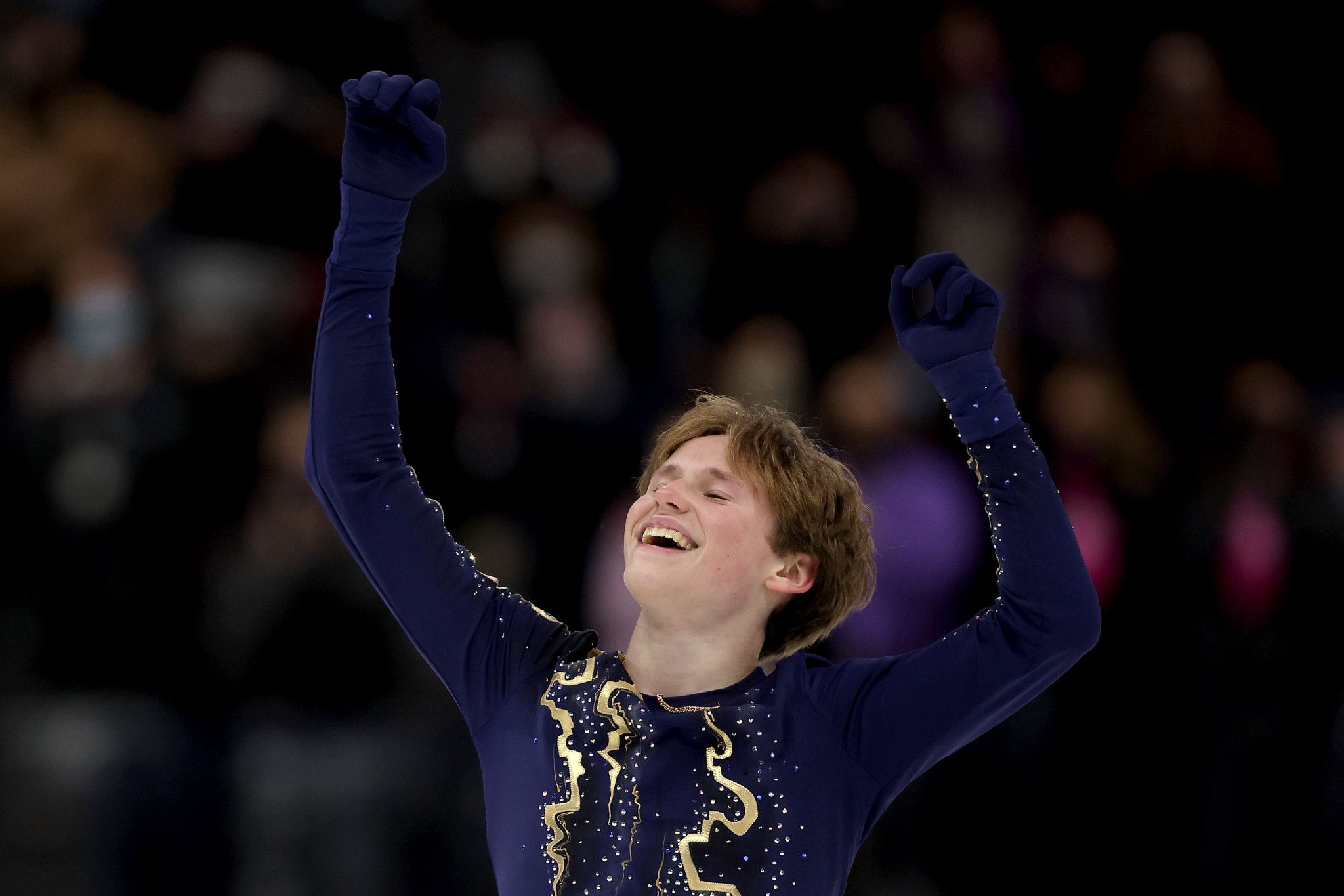Ilia Malinin became the first figure skater to land a quadruple axel in history ©Getty Images
