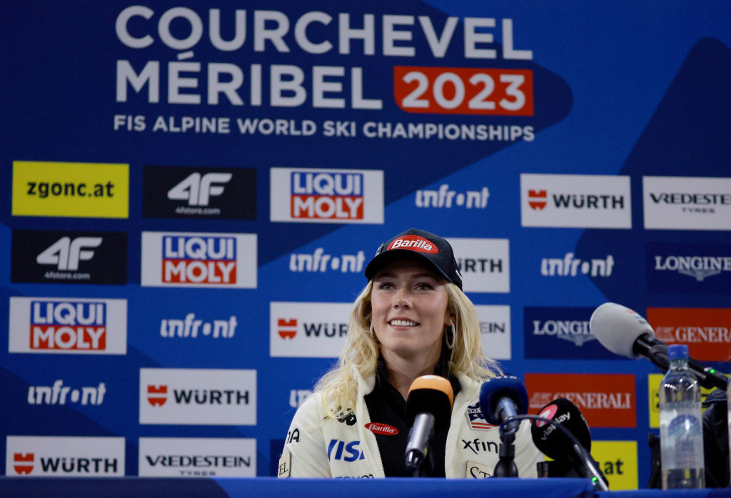 Mikaela Shiffrin is in record-breaking form as she prepares for the 2023 FIS Alpine Ski World Championships that start in France tomorrow ©Getty Images