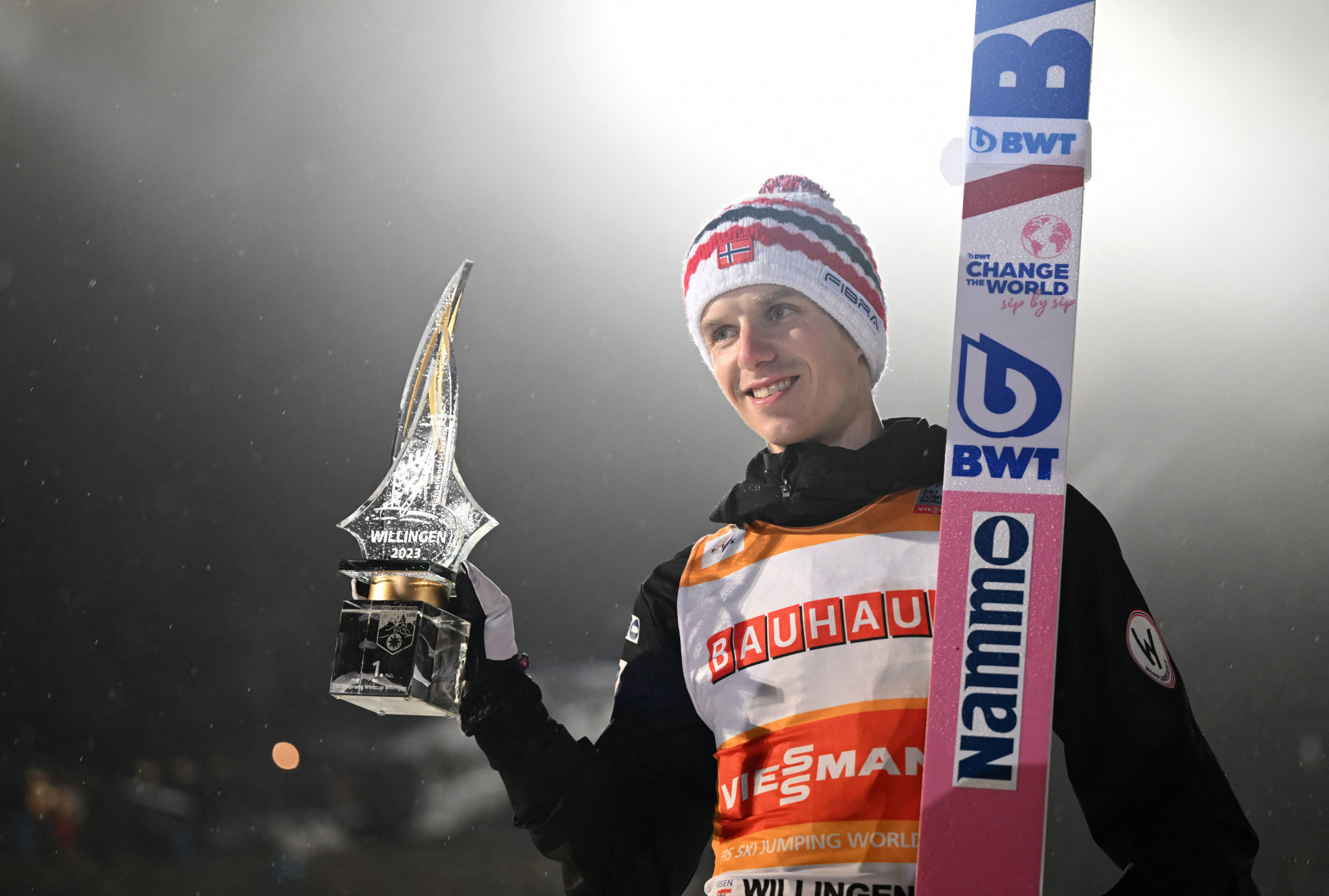 Norway's Halvor Egner Granerud earned a fourth consecutive men's Ski Jumping World Cup win ©Getty Images