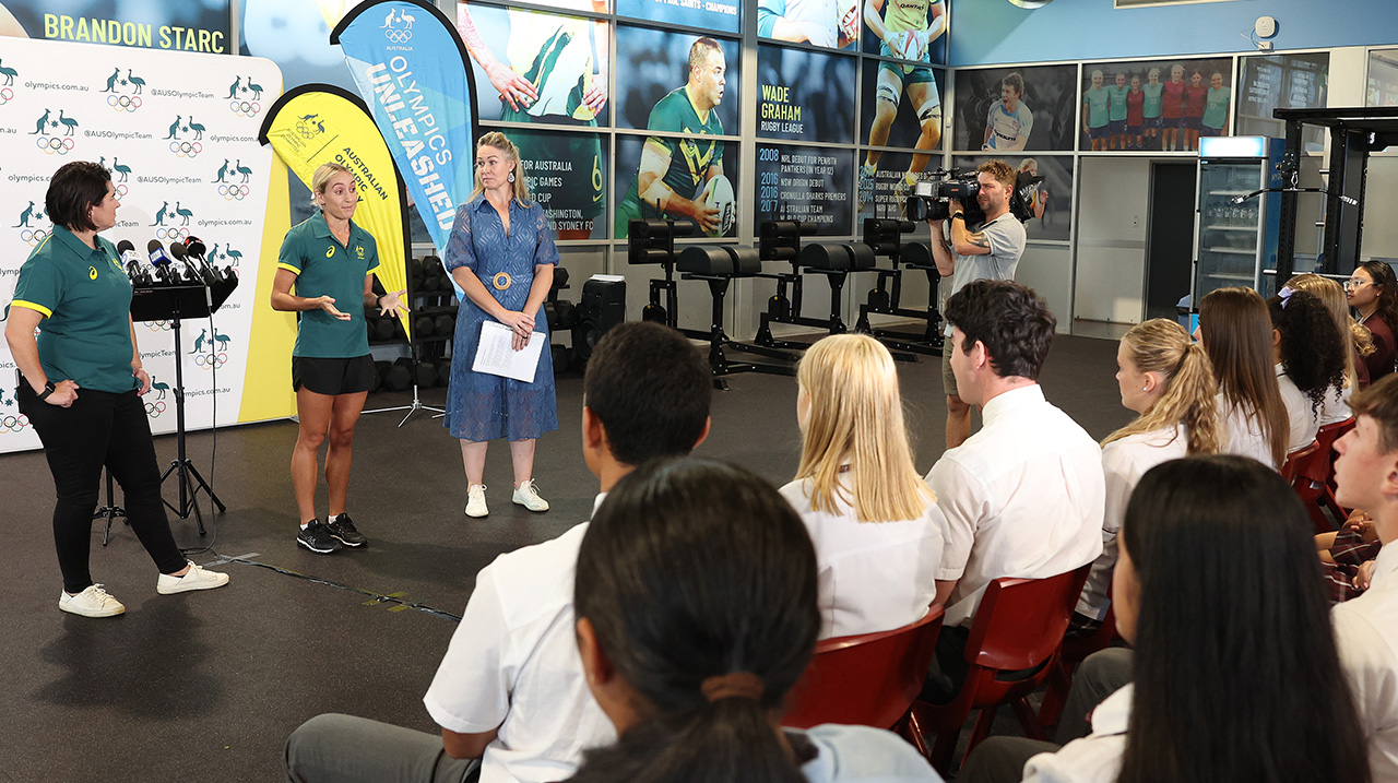 The Australian Olympic Committee's latest schools initiative has been launched with excitement already mounting for Brisbane 2032 ©Getty Images
