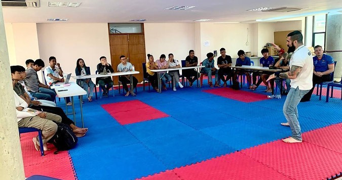 The JJFC held a rules seminar prior to its National Championships in Phnom Penh ©JJAU