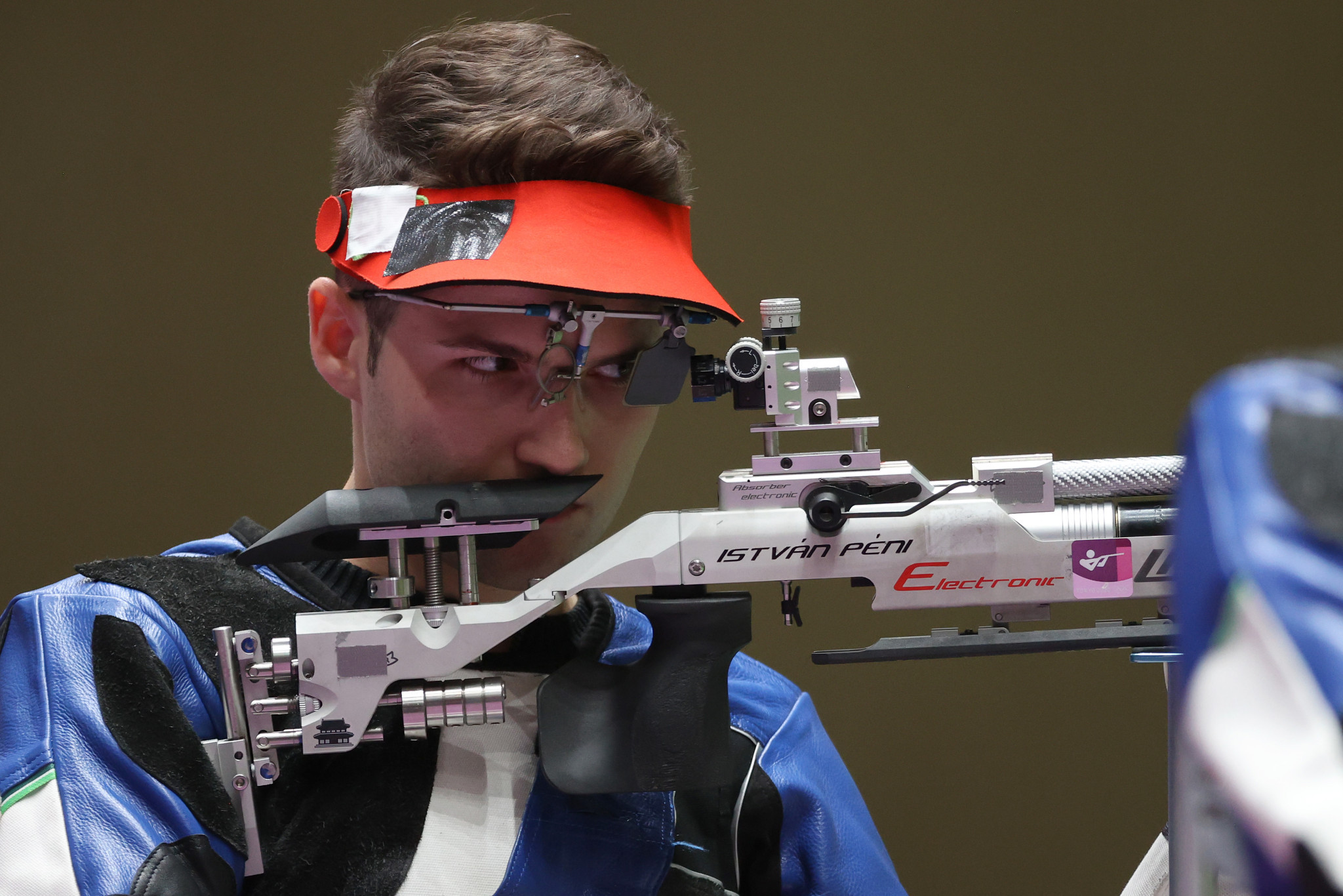 István Péni of Hungary won mixed team 10m air rifle gold and men's 50m rifle three positions silver at the ISSF World Cup in Jakarta ©Getty Images