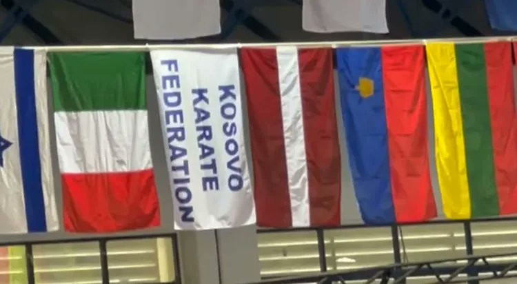 Kosovar athletes would have been required to compete under a Kosovo Karate Federation flag, with the KOC blaming a Cypriot Government decision ©KOC
