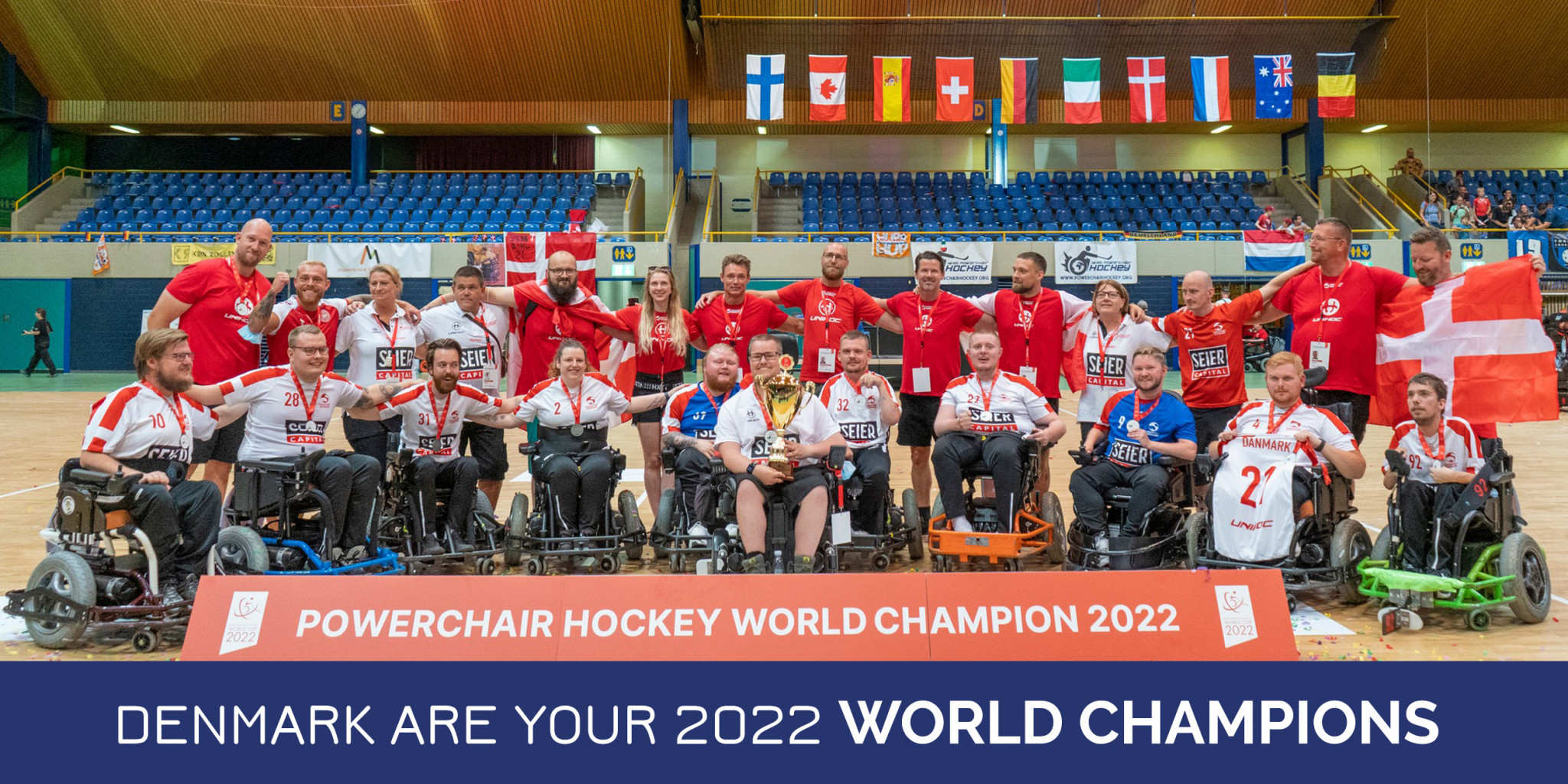 World powerchair hockey champions Denmark are to host the 2024 European Championships ©IWAS/IPCH 