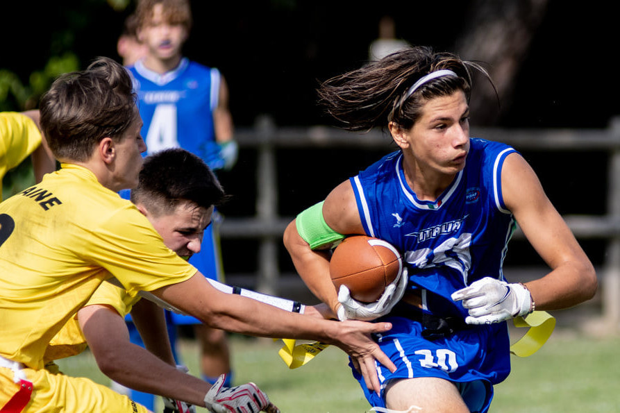 Italy won three of the four titles on offer when the European Youth Flag Football Championships was held in Grosseto in 2021 ©IFAF