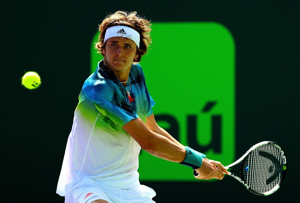 Germany's Alexander Zverev beat Michael Mmoh of the United States to reach the second round