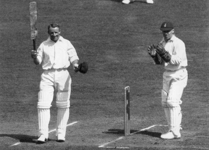 The record breaking feats of Australian batsman Don Bradman, left, in 1930 prompted England to devise tactics to neutralise his impact in 1932-1933 ©Getty Images