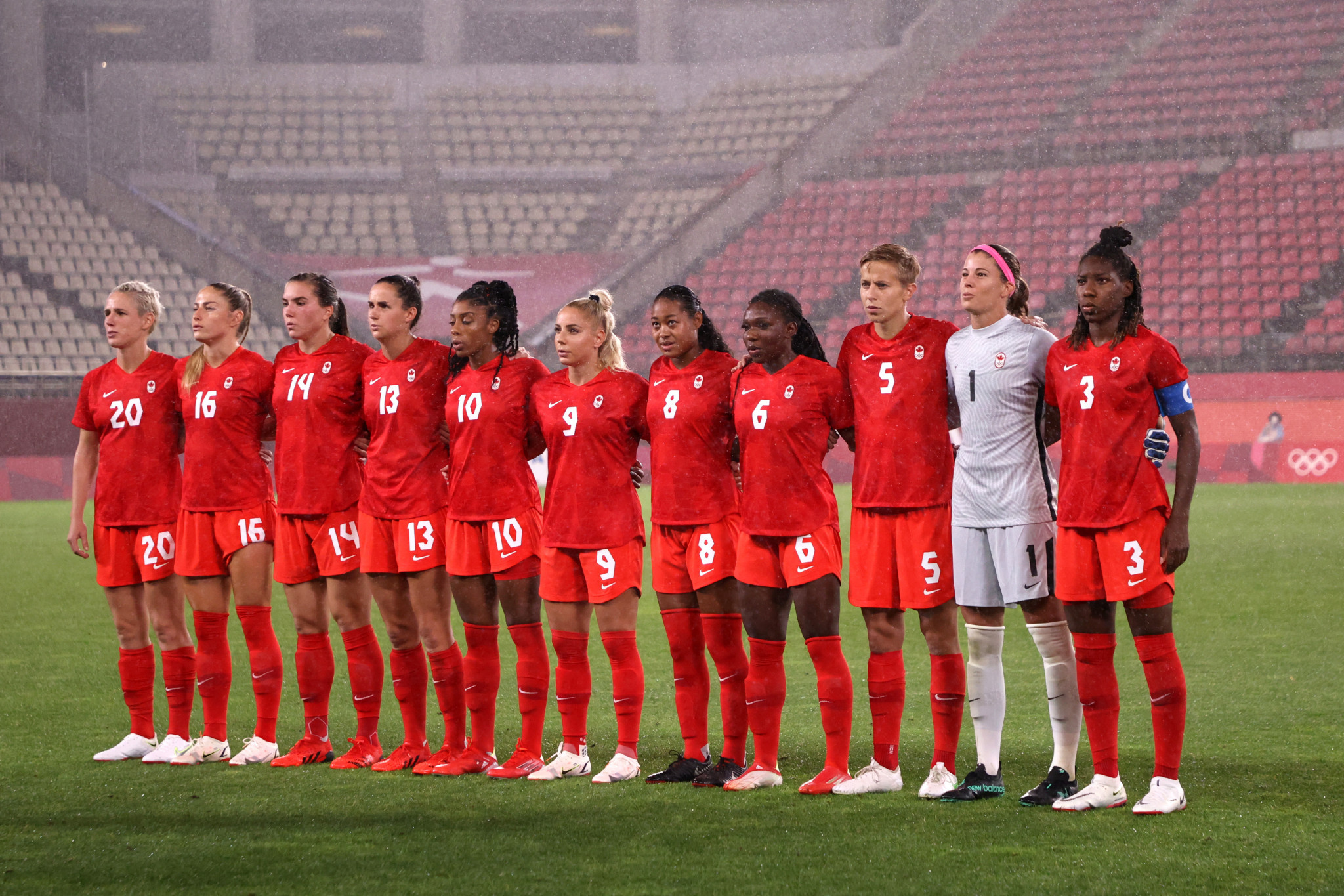 Canada's women's team are considering going on strike after disagreements with Canada Soccer ©Getty Images