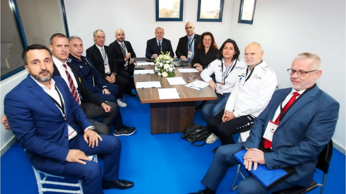 The Small States of Europe Karate Federation held a meeting with the European Karate Federation to discuss preparations for the upcoming Small States of Europe Karate Championships ©WKF