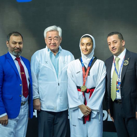The Taekwondo Humanitarian Foundation has congratulated refugee athlete Fatemeh Jami after she won gold at the Fujairah Open ©THF