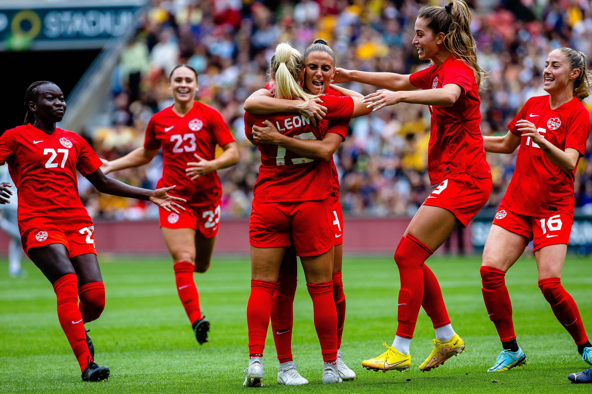 Canada's women's football team have expressed their "outrage" over inadequate funding from Canada Soccer ©Getty Images