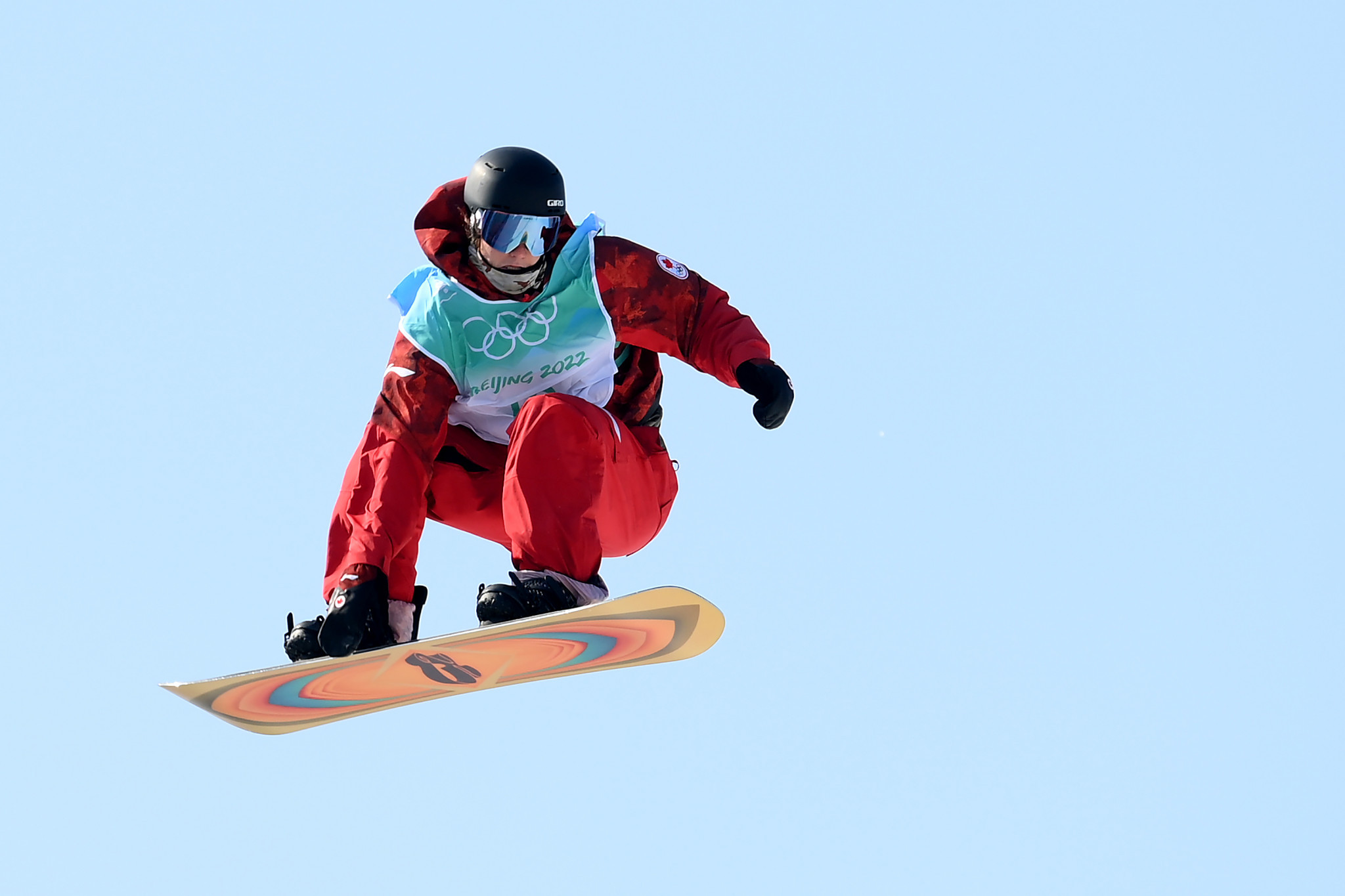Canada's Darcy Sharpe topped a Snowboard World Cup podium for the first time since 2015 in Calgary ©Getty Images