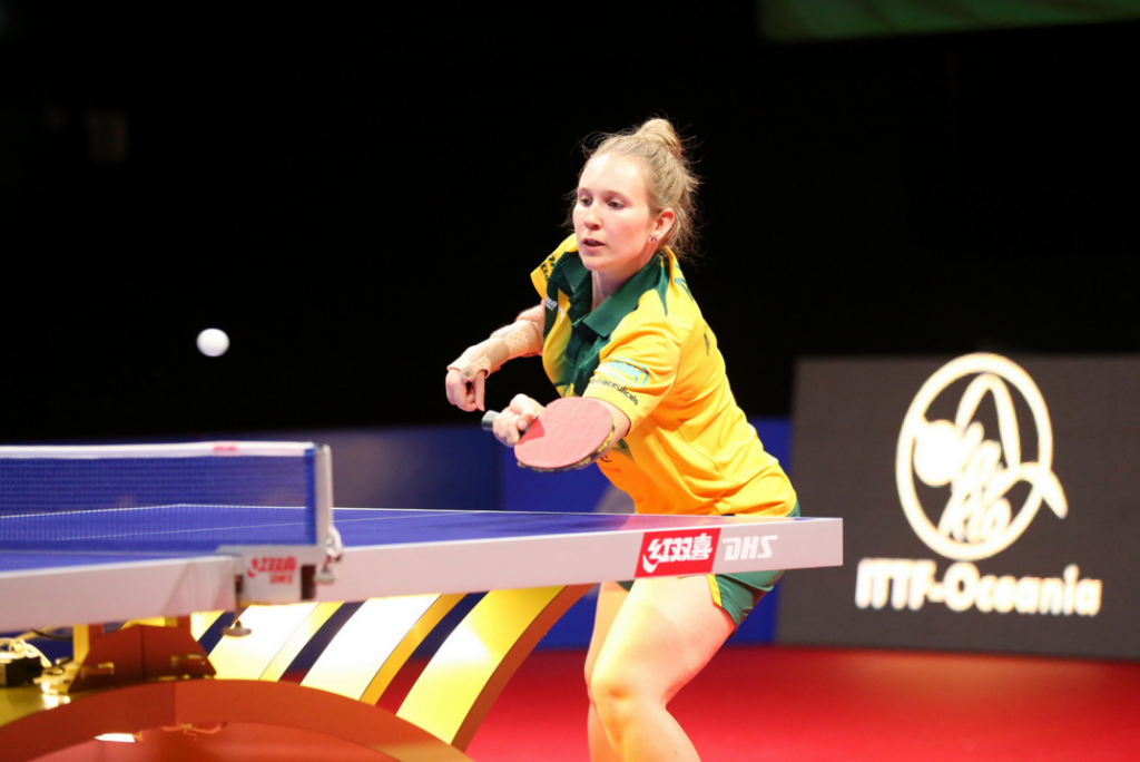 Melissa Tapper became the first Australian to qualify for the Olympic and Paralympic Games ©ITTF