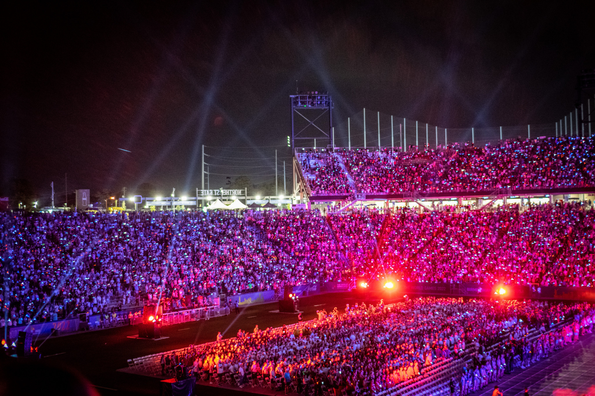A total of 140,217 ticketed spectators attended events at the Birmingham 2022 World Games ©The World Games