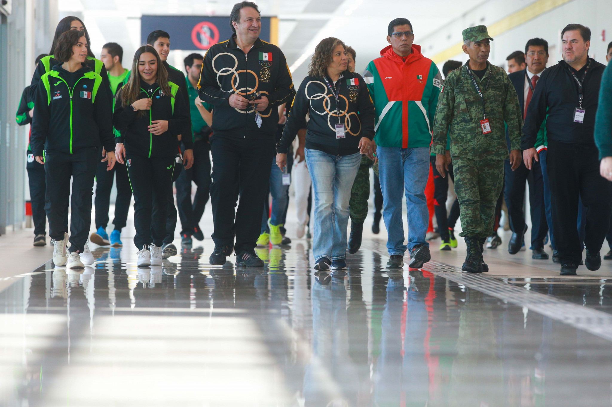 Mexican Olympic Committee President thanks new airport for honouring Olympic Movement