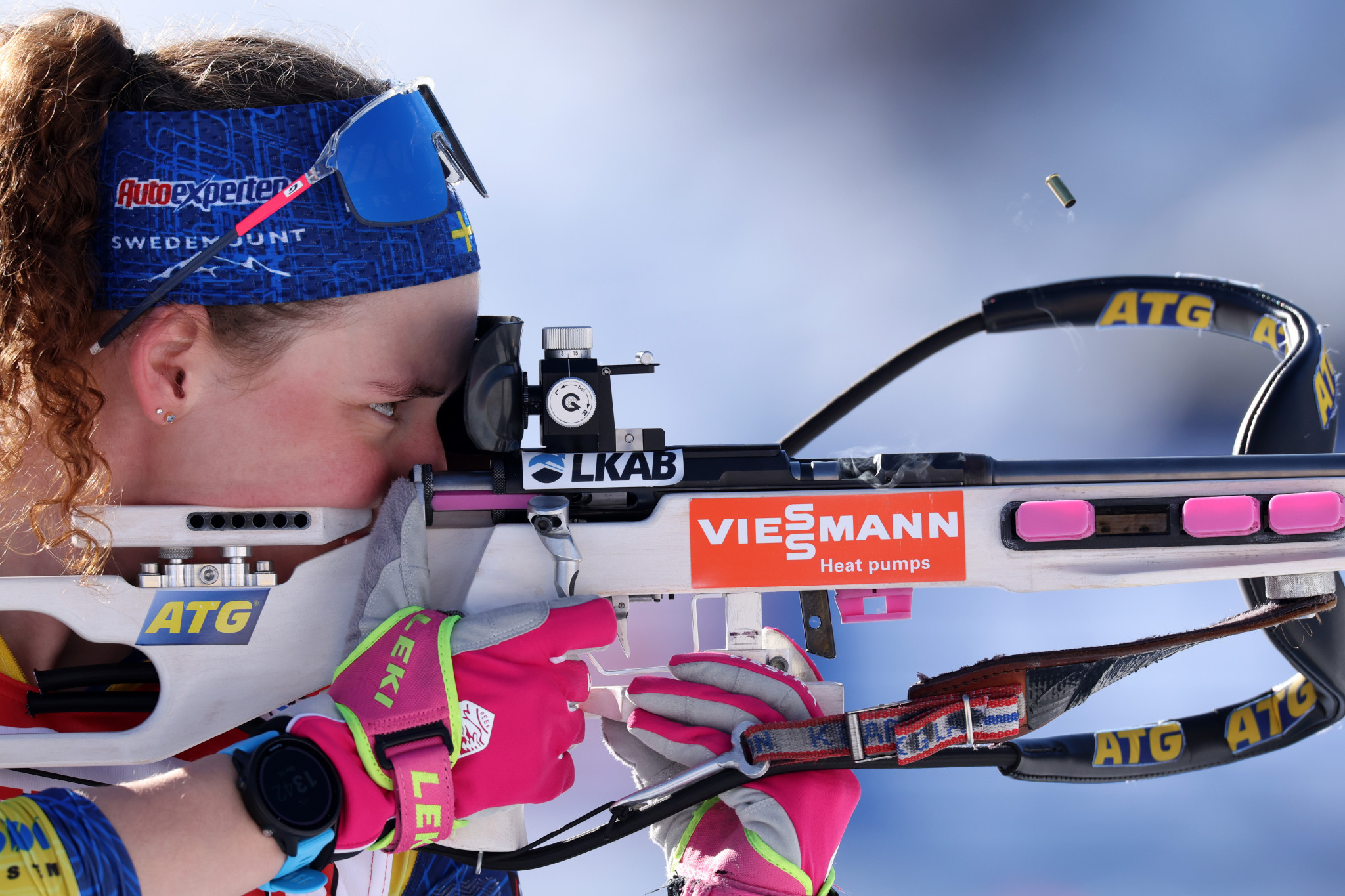 Öberg had dropped to 33rd after her performance at the first shooting station but staged a magnificent recovery to win gold on the final loop ©Getty Images