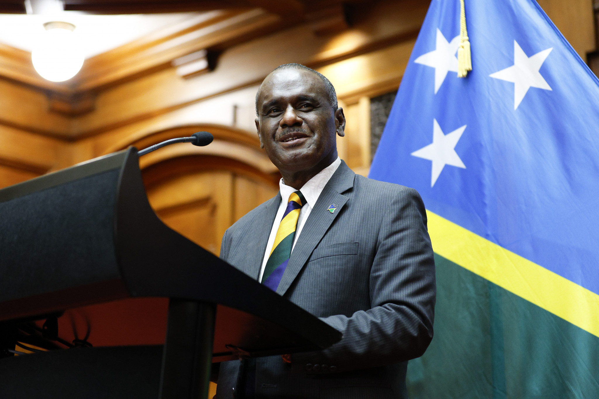 Minister for Foreign Affairs Jeremiah Manele says the Solomon Islands will seek hosting assistance from Papua New Guinea for the 2023 Pacific Games ©Getty Images