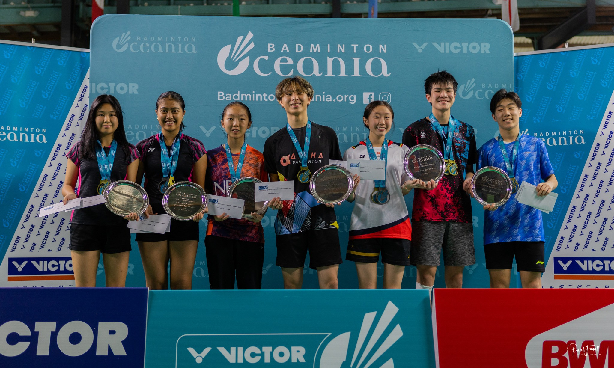 Li and Manota upset the odds for Oceania Badminton Championships gold medals