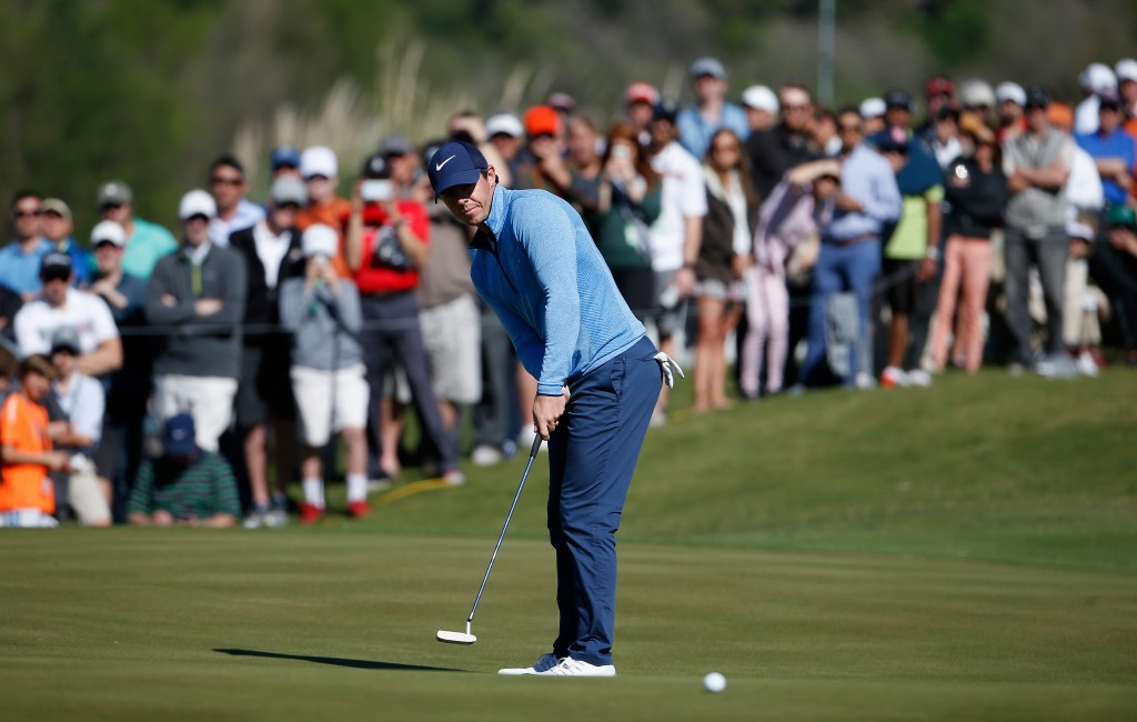 Defending champion Rory McIlroy overcame American Smylie Kaufman to secure his second win of the WGC-Dell Match Play Championship in Austin ©Getty Images
