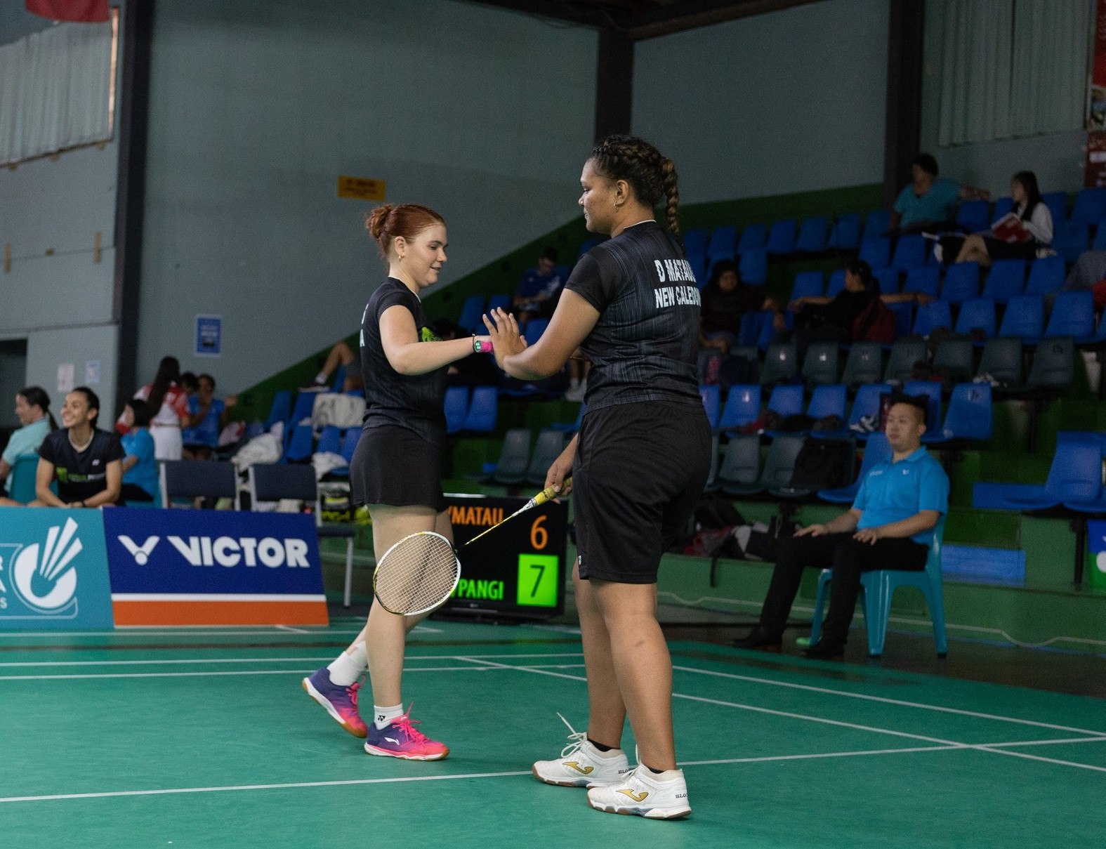New Caledonia enjoyed a good day with two victories from two on the opening day of mixed doubles action at the Oceania Badminton Championships in Auckland ©Paul Foxall