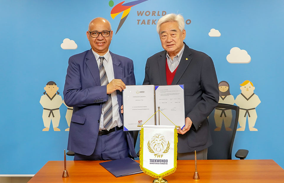 Taekwondo Humanitarian Foundation pens cooperation deal with French Federation