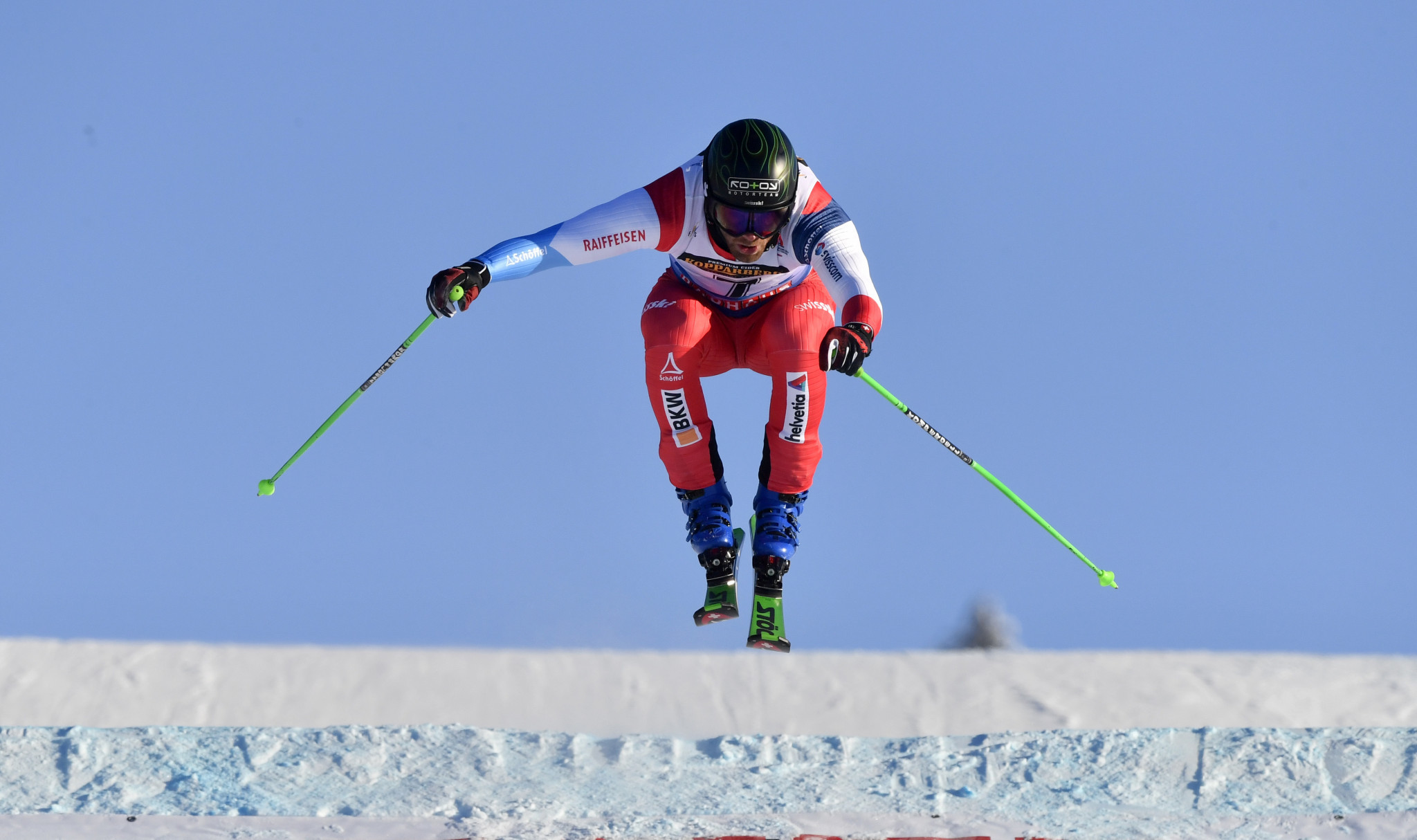Jonas Lenherr won the men's event in Reiteralm today ©Getty Images