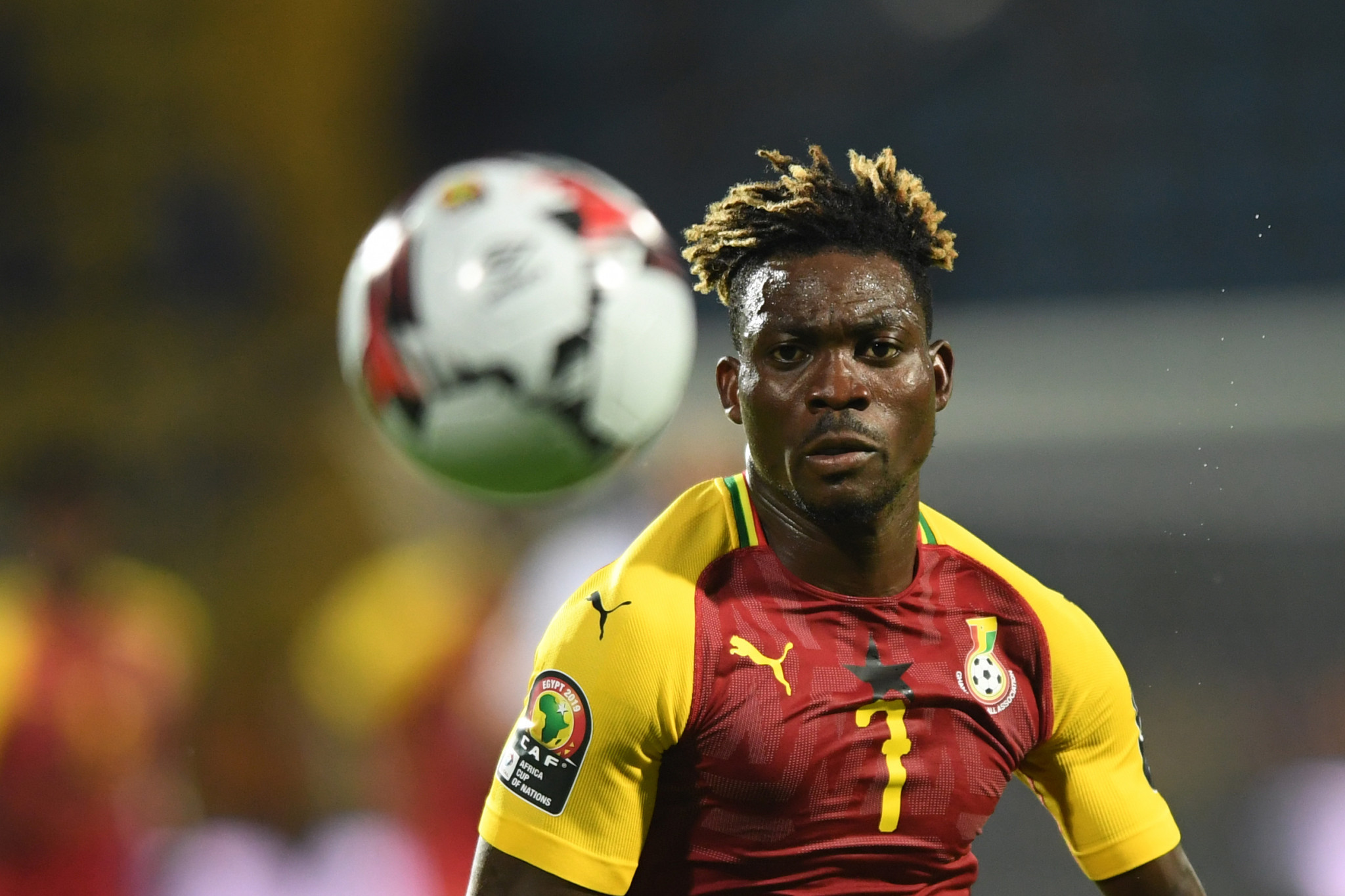 Former Premier League footballer Christian Atsu, who played for Ghana at the 2014 FIFA World Cup, has been found dead after the earthquake in Turkey and Syria ©Getty Images