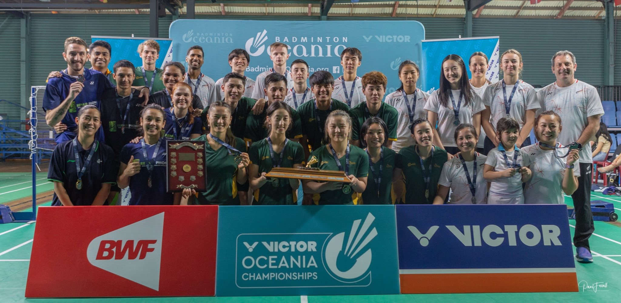 Australia were crowned mixed team champions for an eighth time ©Paul Foxall/Badminton Oceania