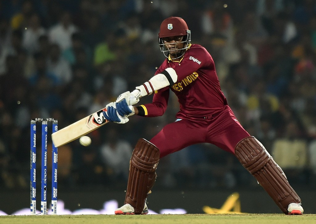 Marlon Samuels top scored for West Indies as he side beat South Africa by three wickets to reach the last four 