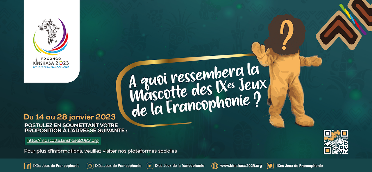An announcement about the winning mascot design for the 2023 Francophone Games is expected on March 10 ©CNJF