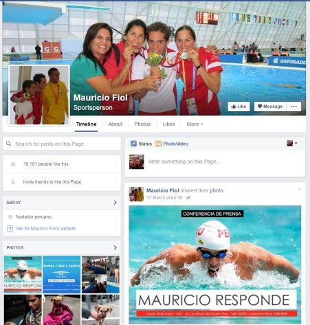 Mauricio Fiol has not removed the pictures from his Facebook page of him celebrating his Pan American Games silver medal, even though he has been stripped of it and given a four-year ban following a positive drugs test ©Facebook 