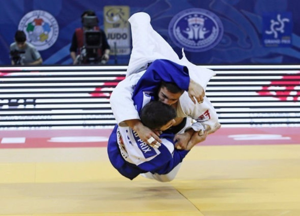 Vazha Margvelashvili won gold for the host nation on the opening day of competition
