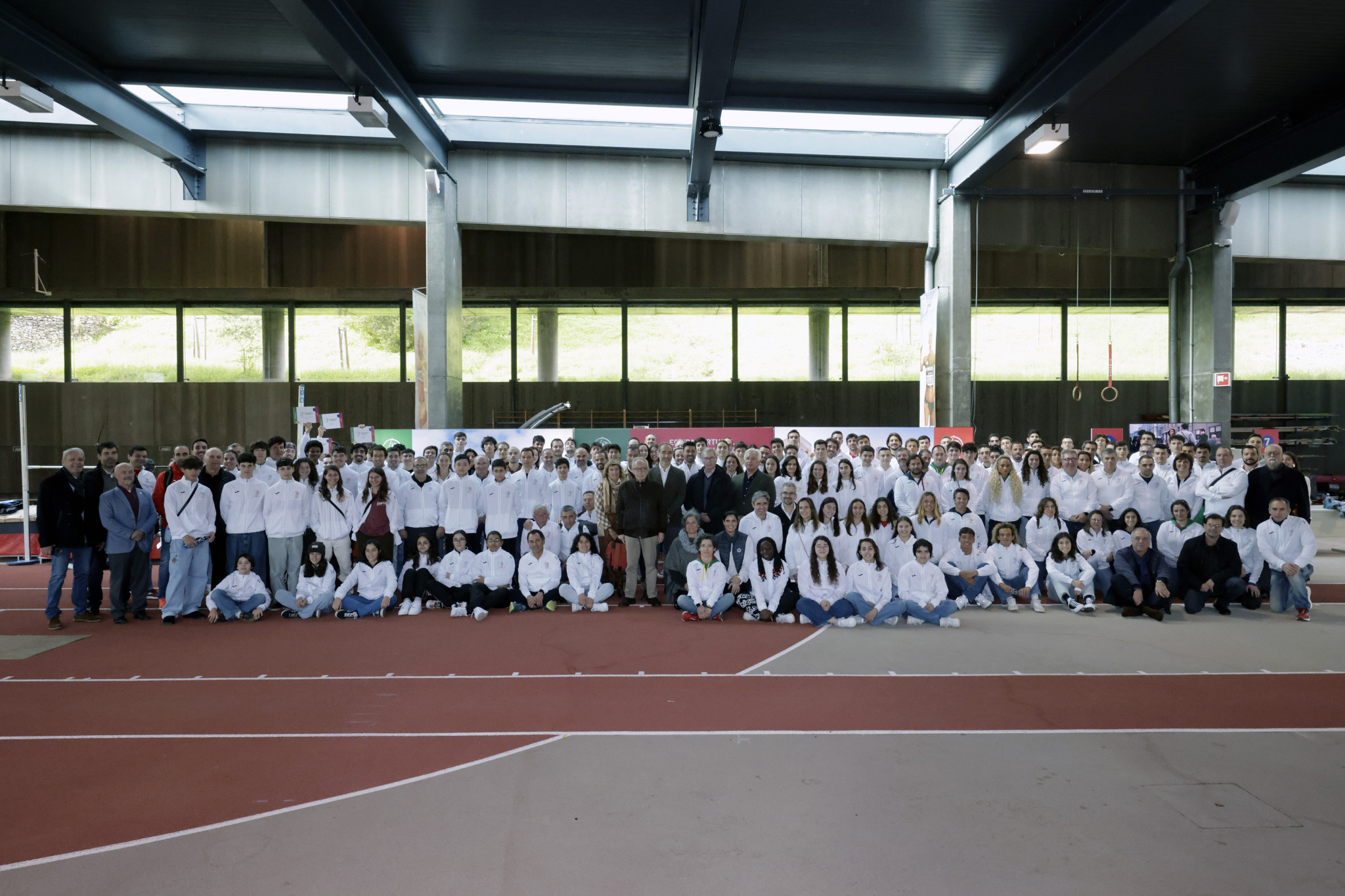 The two-day National Meeting of Olympic Hopes, organised by the Portugal NOC, is designed to prepare young athletes for the Los Angeles 2028 and Brisbane 2032 Olympics ©Portugal NOC