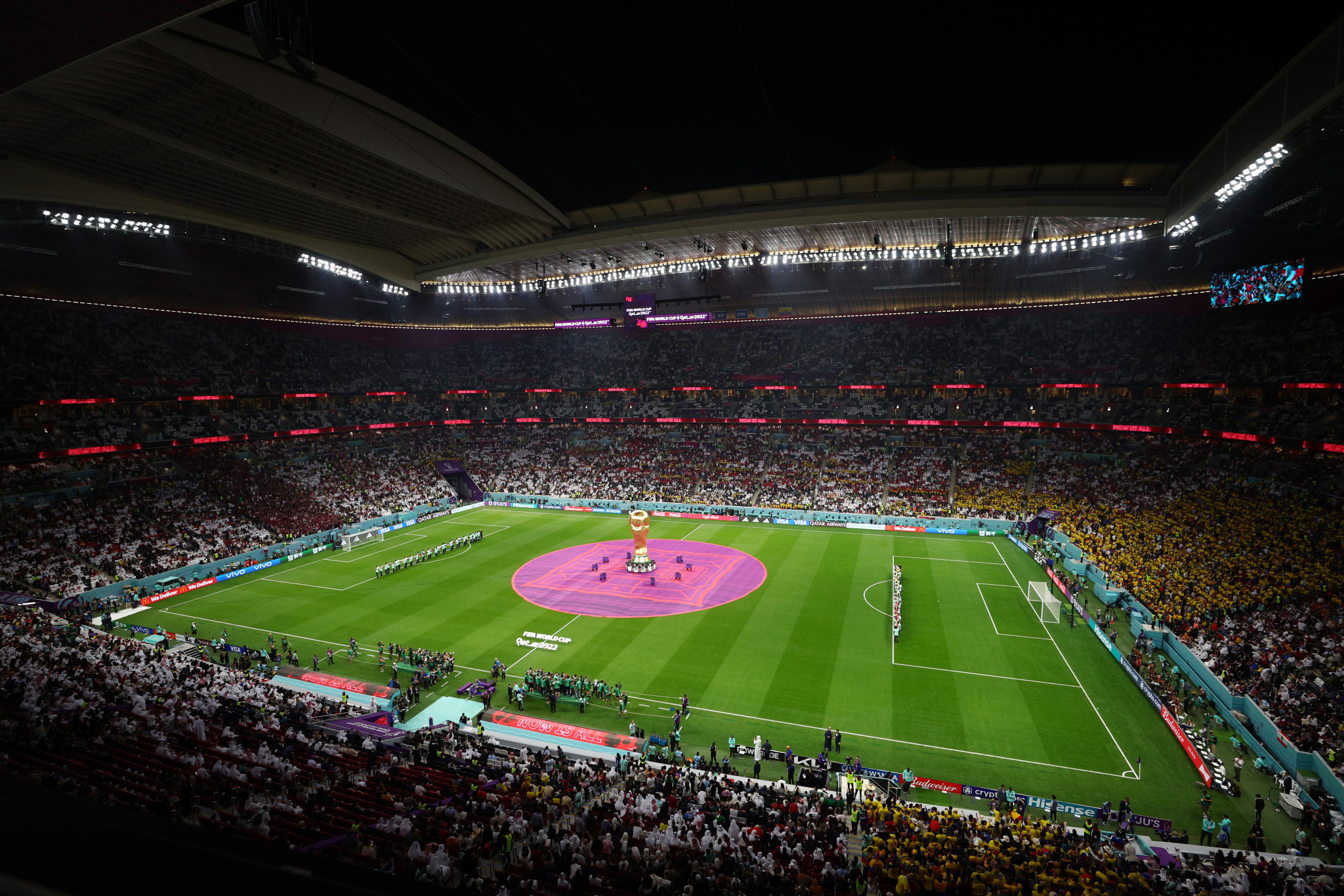 In the space of one cycle, FIFA is aiming to move from a situation where ticketing/hospitality generates around 12.5 per cent of its revenues, as over the four years culminating with Qatar 2022, to one where it is responsible for more than 28 per cent of the total ©Getty Images