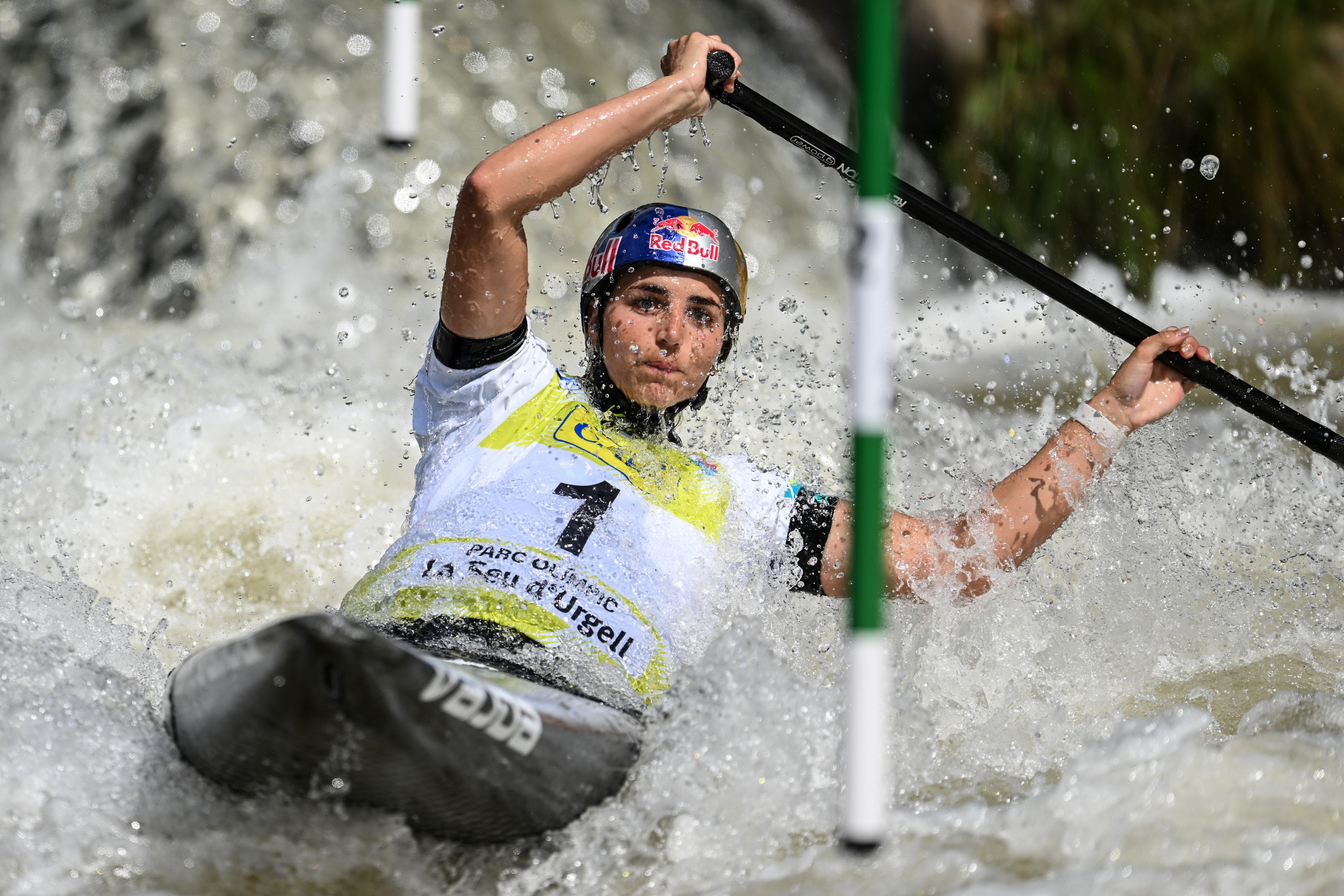 Jess Fox won the women's slalom C-1 canoeing event at Tokyo 2020 Olympics ©Getty Images