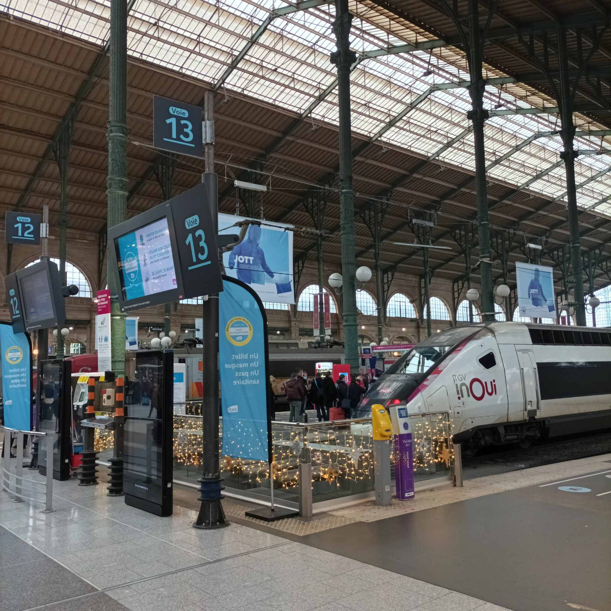 The Gare du Nord is a major terminal for Eurostar and intercity trains ©ITG