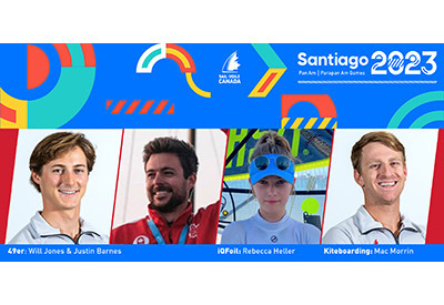 Four Canadian sailors have qualified for the Santiago 2023 Pan American Games ©Santiago 2023
