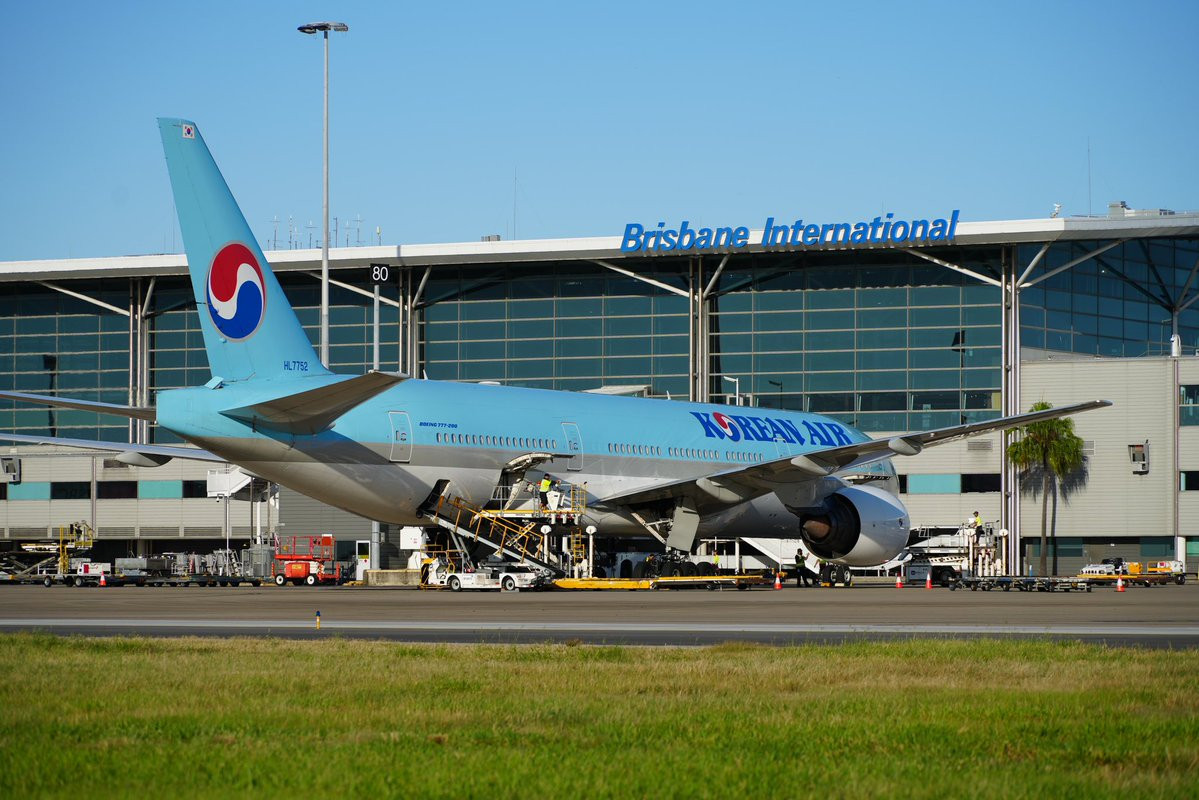 The return of Korean Air flying to Brisbane Airport in April is seen as a major boost for Queensland ©Brisbane Airport