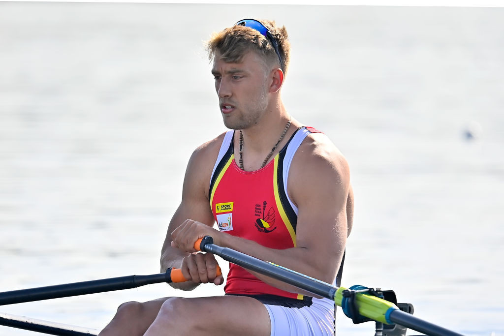 Belgium's Ward Lemmelijn will seek a hat-trick of men's titles over the classic distance of 2,000m at the World Rowing Indoor Championships ©Getty Images