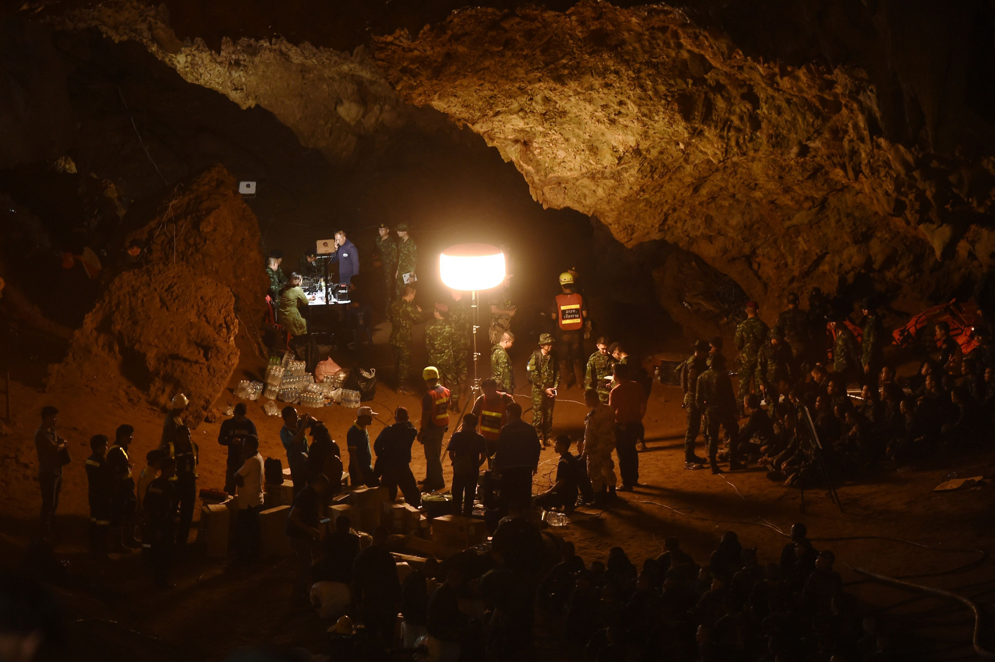 Duangphet Phromthep was one of 13 people rescued from the Tham Luang Nang Non cave in 2018 ©Getty Images