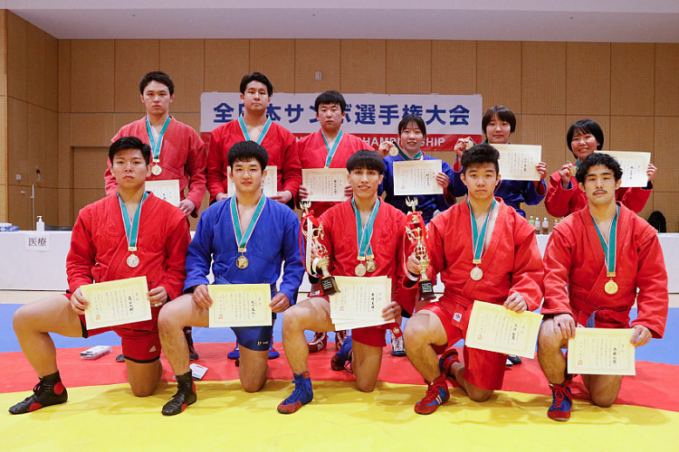 All-Japan Sambo Championships winners to represent country in international competitions