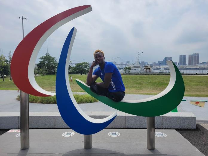 Kenya's Asiya Mohammed Sururu, who made her Paralympic rowing debut at the Tokyo 2020 Games, is training hard for Paris 2024 - and learning to walk after spending her life in a wheelchair ©Asiya Mohammed Sururu