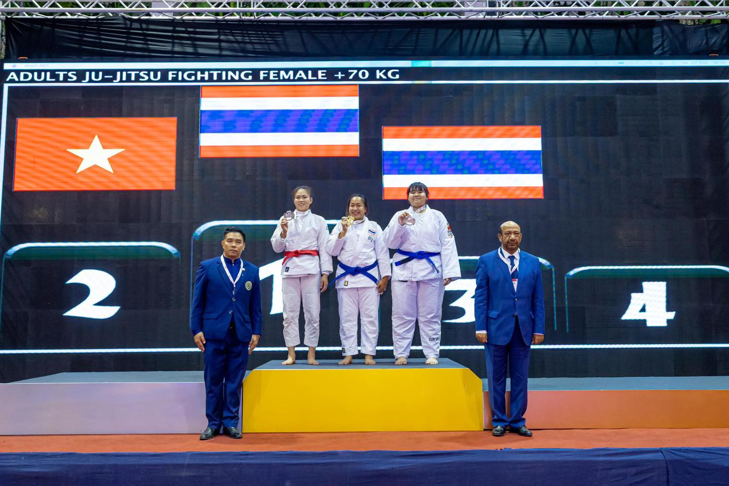 Thailand sit atop the medals table after day one with 11 golds, five silvers, and 10 bronzes ©JJAU