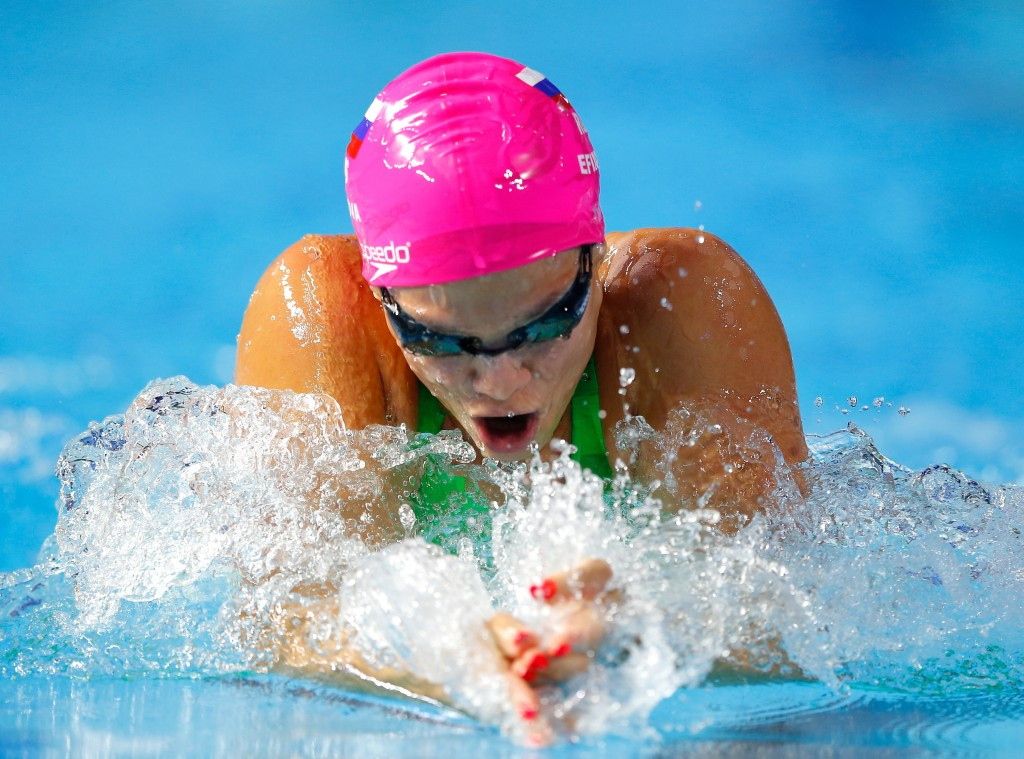 Efimova aiming for Rio 2016 after doping suspension lifted by FINA pending CAS hearing