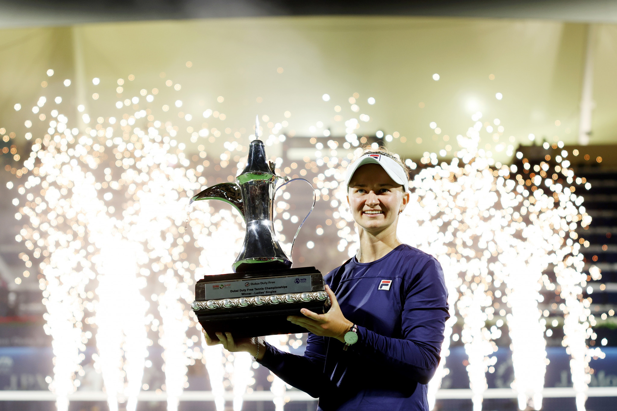 Krejčíková stuns Świątek to win WTA Dubai Tennis Championships crown