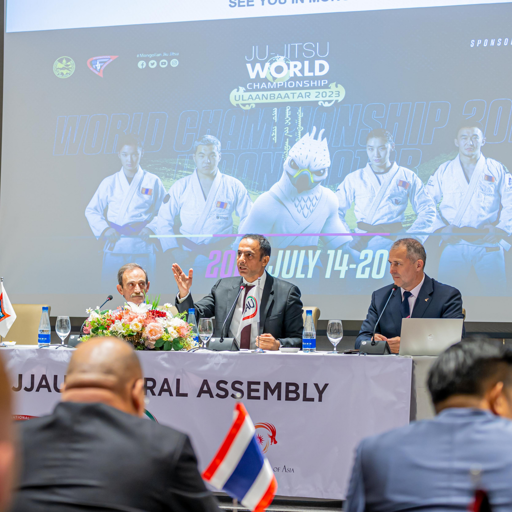The Mongolian federation, which is set to host this year's World Championships, gave an update on a new development programme  it is establishing which will place ju-jitsu administrators in each of the country's states  ©JJAU