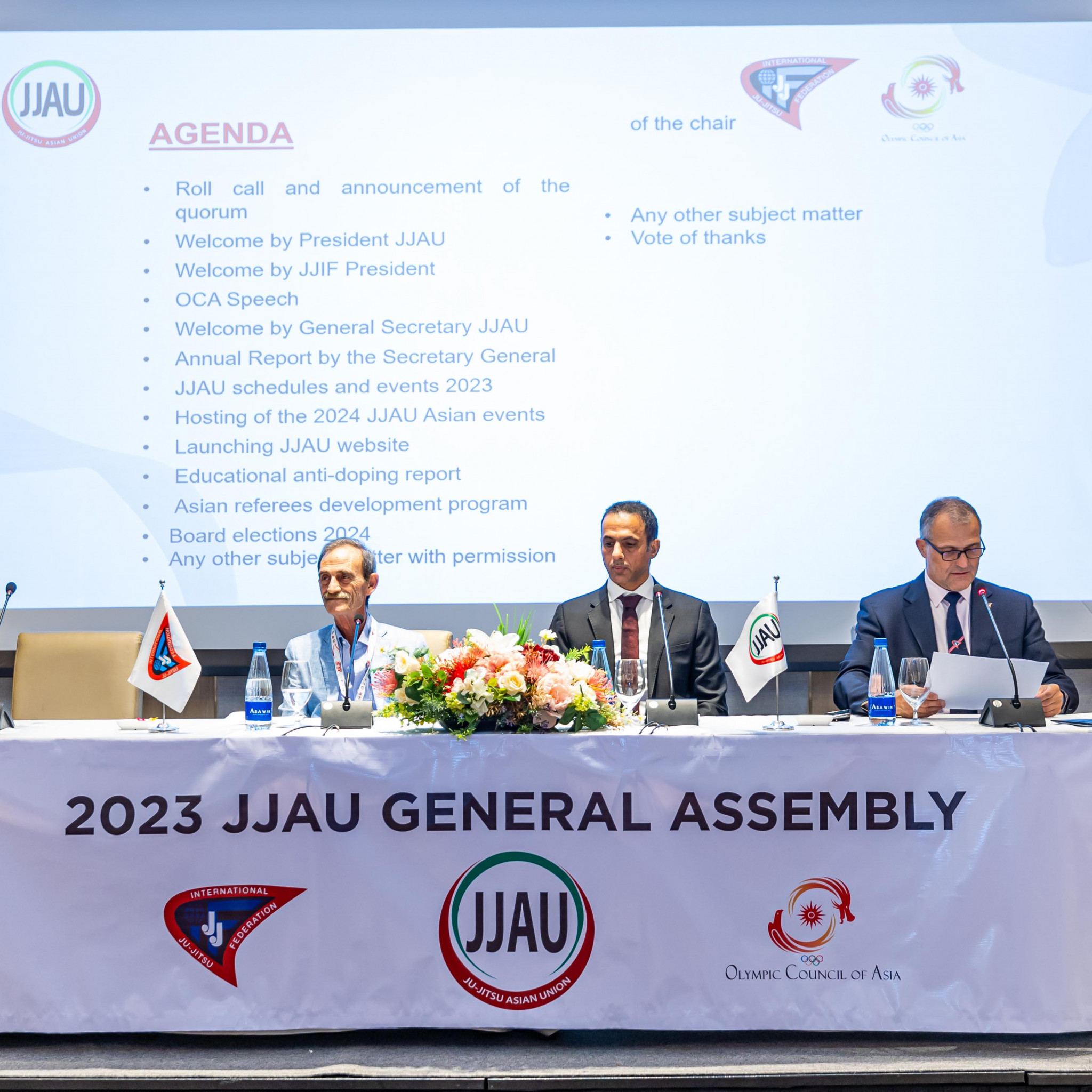 JJAU director general Joachim Thumfart made a call for member federations to register interest in hosting the 2024 Asian Championships, with the application deadline set for June 30 this year ©JJAU